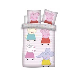 Peppa malac Little Friends gyerek ágyneműhuzat 100×135cm, 40×60 cm