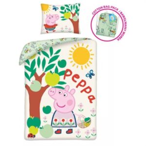 Peppa malac Tree ágyneműhuzat 140×200cm, 70×90 cm
