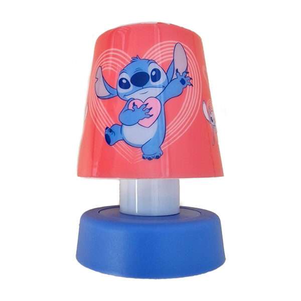 Disney Lilo és Stitch, A csillagkutya Love mini asztali lámpa 11 cm