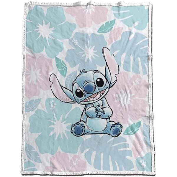 Disney Lilo és Stitch, A csillagkutya Settle sherpa takaró 130x170cm