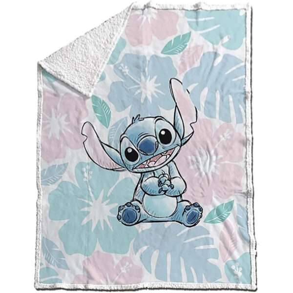 Disney Lilo és Stitch, A csillagkutya Settle sherpa takaró 130x170cm - Image 2