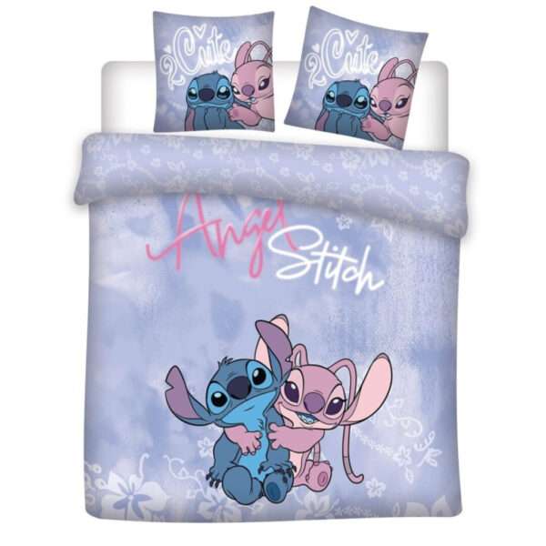 Disney Lilo és Stitch, A csillagkutya Cutie dupla, kétszemélyes ágyneműhuzat 240×220cm, 65x65 cm