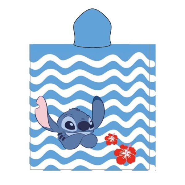 Disney Lilo és Stitch, A csillagkutya Lazy Lagoon strand törölköző poncsó 55x110 cm (Fast Dry) - Image 2