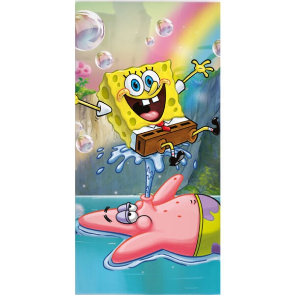 SpongyaBob Paradise fürdőlepedő, strand törölköző 70x140cm