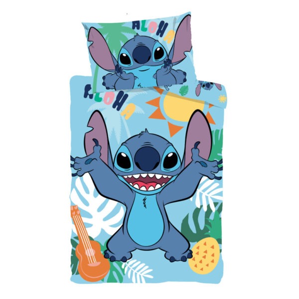 Disney Lilo és Stitch, A csillagkutya Tropical Paradise gyerek ágyneműhuzat 100×135 cm, 40×60 cm - Image 2