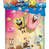 SpongyaBob Party ágyneműhuzat 140×200cm, 70×90 cm microfibre