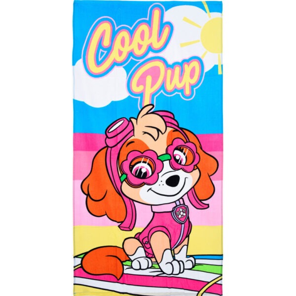 Mancs Őrjárat Cool Pup fürdőlepedő, strand törölköző 70x140cm