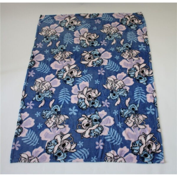 Disney Lilo és Stitch, A csillagkutya Hibiscus coral fleece takaró 110x150cm - Image 2