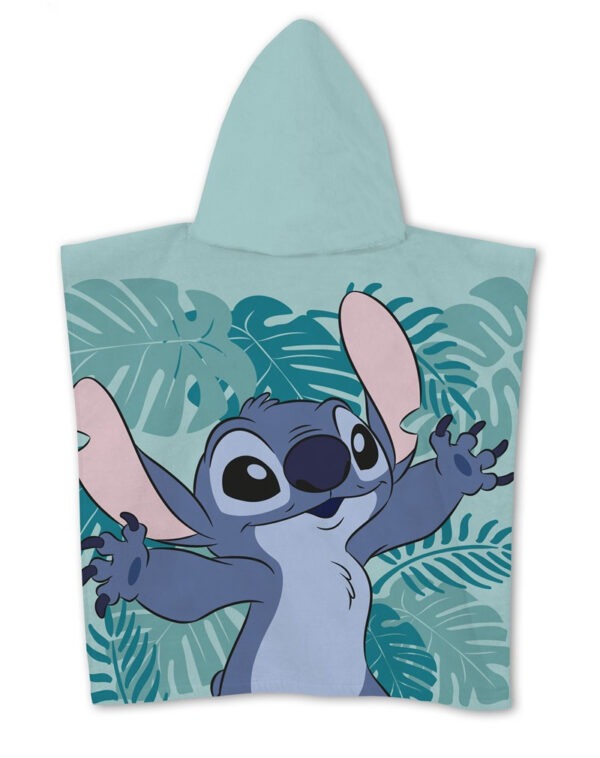Disney Lilo és Stitch, A csillagkutya Leaf strand törölköző poncsó 55x110 cm (Fast Dry) - Image 2