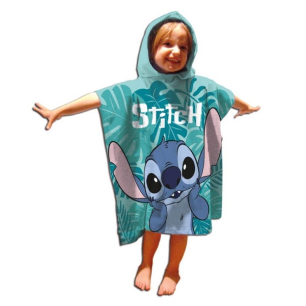 Disney Lilo és Stitch, A csillagkutya Leaf strand törölköző poncsó 55x110 cm (Fast Dry) - Image 3