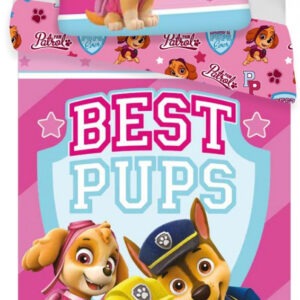 Mancs Őrjárat Best Pups gyerek ágyneműhuzat 100×135cm, 40×60 cm