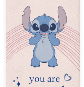 Disney Lilo és Stitch, A csillagkutya Magical fürdőlepedő, strand törölköző 60x120cm