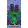 Minecraft Purple fürdőlepedő, strand törölköző 70x140cm