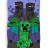 Minecraft Purple fürdőlepedő, strand törölköző 70x140cm - Image 2