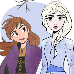 Disney Jégvarázs Family kéztörlő arctörlő, törölköző 30x50cm