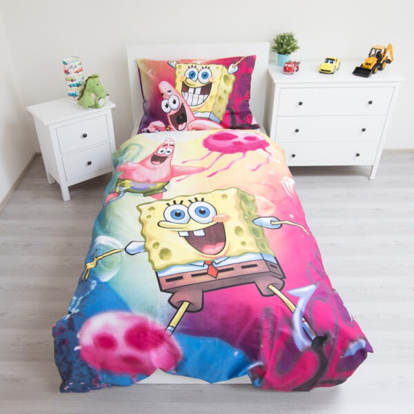 SpongyaBob BikiniBottom ágyneműhuzat 140×200cm, 70×90 cm - Image 2