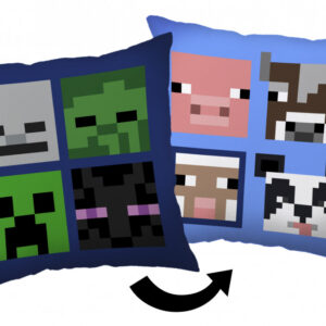 Minecraft Bad Mobs párna, díszpárna 40*40 cm