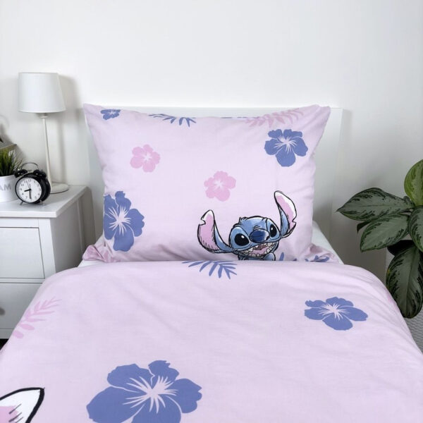Disney Lilo és Stitch, A csillagkutya Pink ágyneműhuzat 140×200cm, 70×90 cm - Image 3