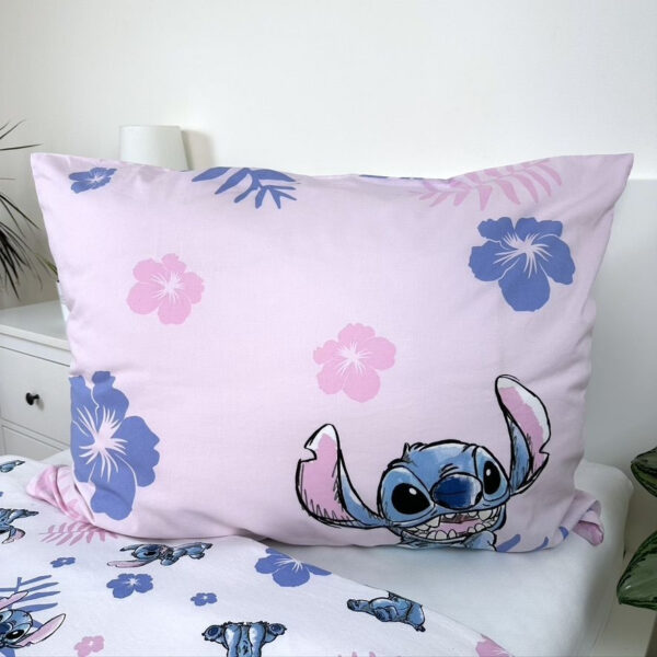 Disney Lilo és Stitch, A csillagkutya Pink ágyneműhuzat 140×200cm, 70×90 cm - Image 4