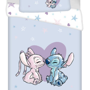 Disney Lilo és Stitch, A csillagkutya Heart ágyneműhuzat 140×200cm, 70×90 cm