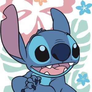 Disney Lilo és Stitch, A csillagkutya Hawaiian Harmony fürdőlepedő, strand törölköző 70x140cm
