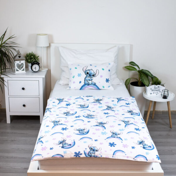 Disney Lilo és Stitch, A csillagkutya Rainbow gyerek, ovis ágyneműhuzat 100×135 cm, 40×60 cm - Image 3