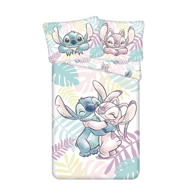 Disney Lilo és Stitch, A csillagkutya Leaves ágyneműhuzat 140×200cm, 70×90 cm