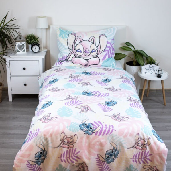 Disney Lilo és Stitch, A csillagkutya Leaves ágyneműhuzat 140×200cm, 70×90 cm - Image 3