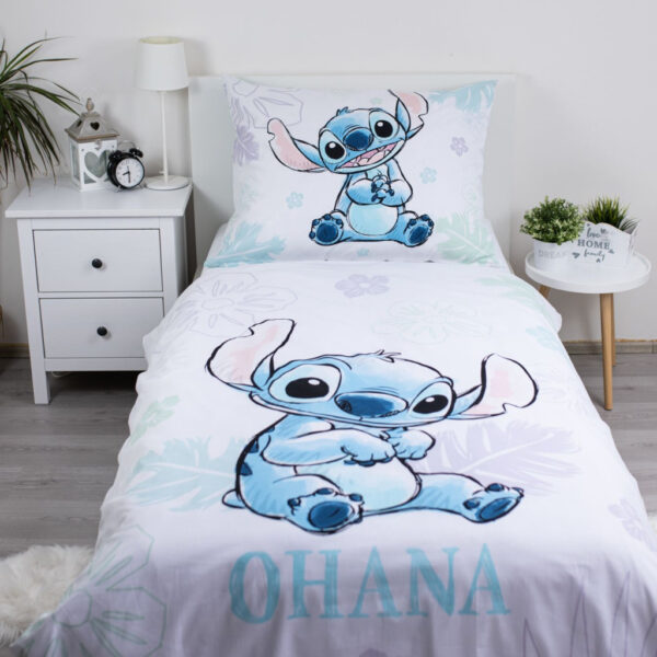 Disney Lilo és Stitch, A csillagkutya Ohana White ágyneműhuzat 140×200cm, 70×90 cm - Image 2