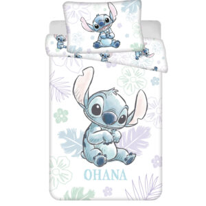 Disney Lilo és Stitch, A csillagkutya Ohana White gyerek ágyneműhuzat 100×135 cm, 40×60 cm