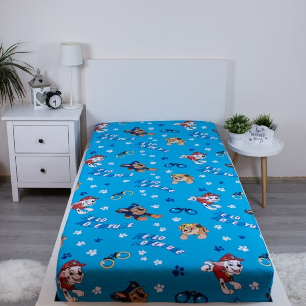 Mancs Őrjárat Hello Adventure gumis lepedő 90x200 cm - Image 2