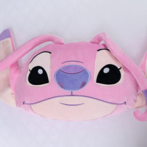 Disney Lilo és Stitch, A csillagkutya Angel Pink 3D formapárna, díszpárna 35 cm