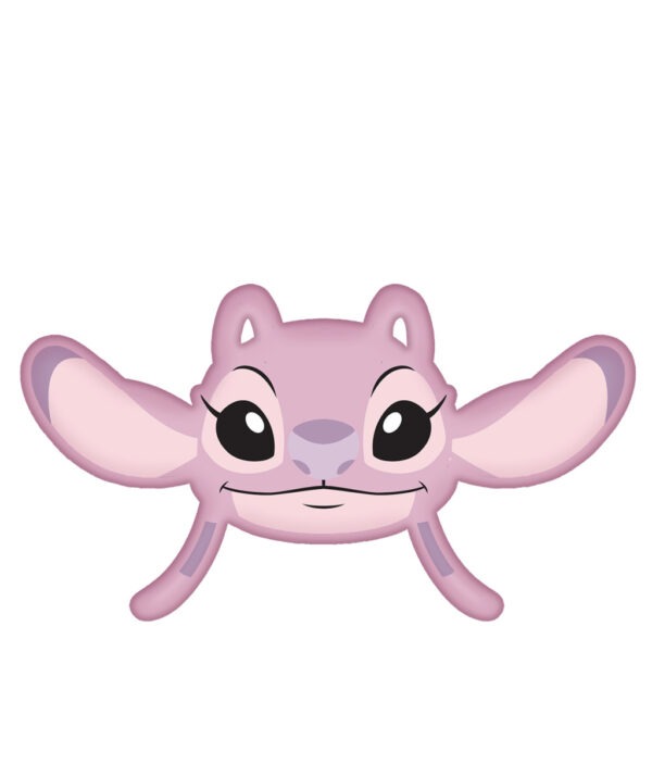 Disney Lilo és Stitch, A csillagkutya Angel Pink 3D formapárna, díszpárna 35 cm - Image 2