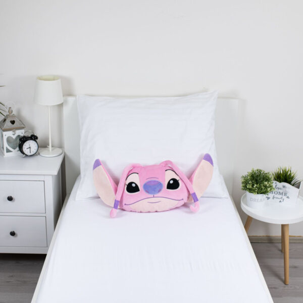 Disney Lilo és Stitch, A csillagkutya Angel Pink 3D formapárna, díszpárna 35 cm - Image 4