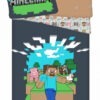 Minecraft ágyneműhuzat 140×200cm, 70×90 cm