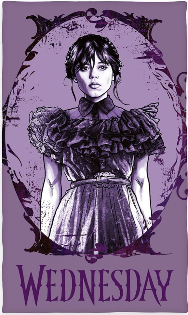 Wednesday Gothic kéztörlő, arctörlő, törölköző 30x50cm
