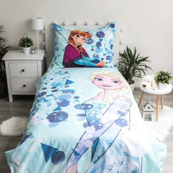 Disney Jégvarázs Light Blue sötétben világító ágyneműhuzat 140×200cm, 70×90 cm - Image 2