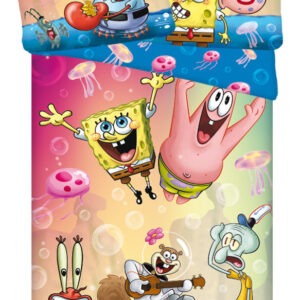 SpongyaBob Party ágyneműhuzat 140×200cm, 70×90 cm microfibre
