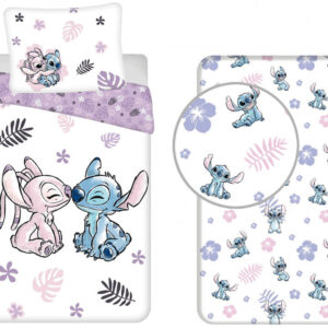 Disney Lilo és Stitch, A csillagkutya Boojiboo ágyneműhuzat és gumis lepedő szett