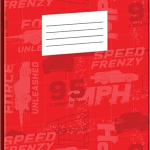 Disney Verdák Red Speed B/5 vonalas füzet 50 lapos