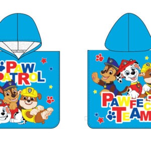 Mancs Őrjárat Pawfect Team strand törölköző poncsó 50x115 cm