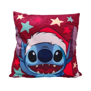 Disney Lilo és Stitch, A csillagkutya Star Karácsony párnahuzat 40x40 cm Velúr