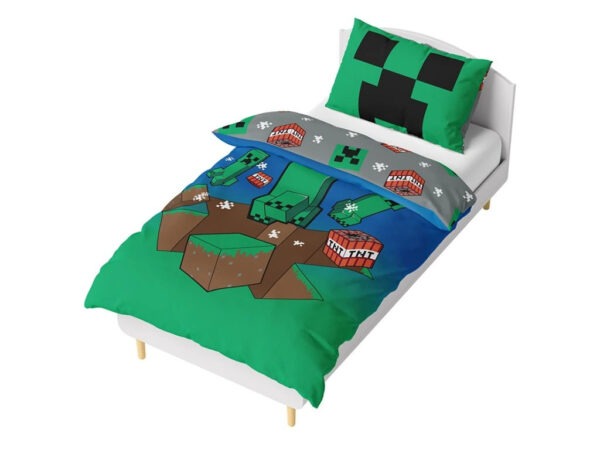 Minecraft Creeper Explode ágyneműhuzat 140×200cm, 70×90 cm - Image 2