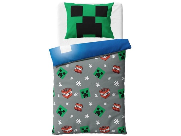 Minecraft Creeper Explode ágyneműhuzat 140×200cm, 70×90 cm - Image 3