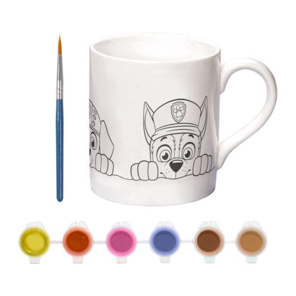 Mancs Őrjárat Team festhető porcelán bögre 235 ml Díszdobozban - Image 2