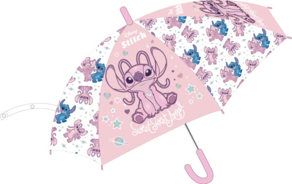 Disney Lilo és Stitch, A csillagkutya Angel gyerek félautomata esernyő Ø74 cm