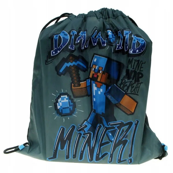 Minecraft Diamond sporttáska tornazsák 37 cm - Image 2