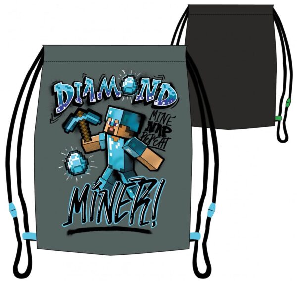 Minecraft Diamond sporttáska tornazsák 37 cm - Image 3