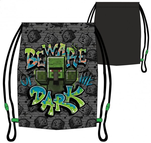 Minecraft Dark sporttáska tornazsák 37 cm - Image 3