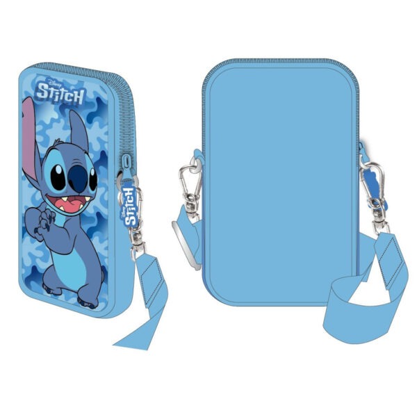 Disney Lilo és Stitch, A csillagkutya Blue Deluxe telefontartó táska 18 cm - Image 4